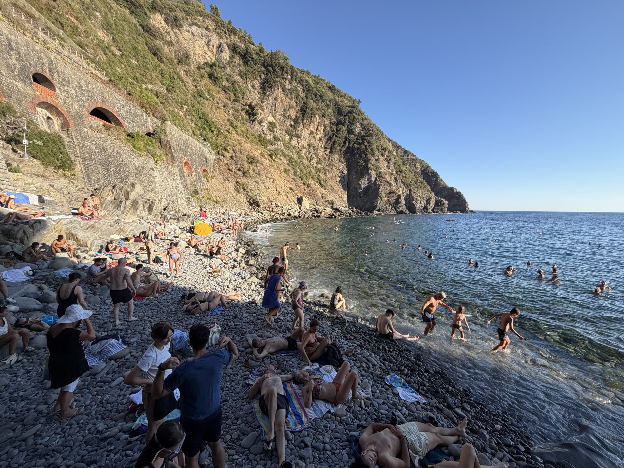 September 4 – Five Guys, four trains and a pebble beach