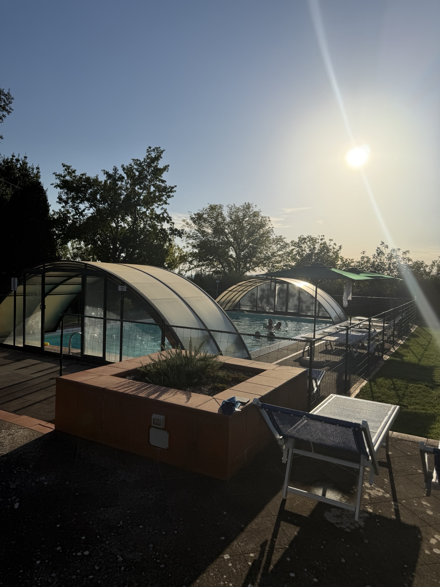 September 8 – Pool, pasta and a procession
